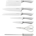 Royalty Line 8 Pieces Stainless Steel Knife Set with Stand  (READ THE DESCRIPTION)