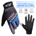 Outdoor Motorcycle Gloves - Blue