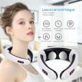 Magnetic Therapy Neck Massager with Electronic Pulse and Heated Pads