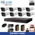 HiLook by Hikvision 8CH Turbo HD kit - DVR - 8CH  HD720P Camera - 20M Night vision