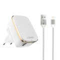 LDNIO Quick Charging QC3.0 Block with Lightning Cable for iPhone