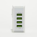 LDNIO 4-Port USB Auto-ID 4.4A Fast Charging Adapter & Lightning Charging Cable