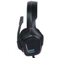 ONIKUMA K20 Wired Gaming Headsets With Microphone RGB Light - Black