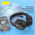 Wireless Headset ( BL 51 ) ANC+ENC Noise Canceling Bluetooth v5.3 High Quality Headphone - Black