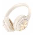 Wireless Headset ( BL 51 ) ANC+ENC Noise Canceling Bluetooth v5.3 High Quality Headphone - BIEGE