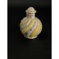 Bottle 'Porcelain' Yellow and Blue Miniature