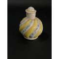 Bottle 'Porcelain' Yellow and Blue Miniature