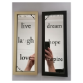Mirrors (Pair) with Inspirational Message