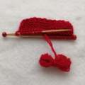 Red Knitting Wool Miniature, suitable for Printer's Tray