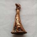 Abstract Dog 'Copper' Figurine