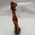 Abstract Dog 'Copper' Figurine