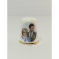 Thimble Porcelain Charles & Diana (for Printer's Tray/Dollhouse)