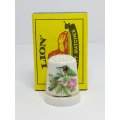 Thimble Porcelain with Bird (Miniature, suitable for printer's tray)