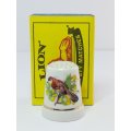 Thimble Porcelain with Bird (Miniature, suitable for printer's tray)