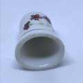 Miniature Porcelain Thimble (4 Flowers)
