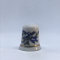 Thimble Porcelain (Blue Birds)