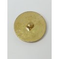 Round Shank Button Material Cloth Design ('Gold')