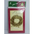 Greeting Card and Envelopes - Christmas - Style 36 - Afrikaans (5 Cards)
