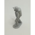 Miniature Grey Astronaut Holding Spanner (Miniature, suitable for printer's tray)