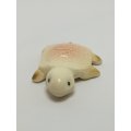 Miniature Cream & Dusty Pink Ceramic Tortoise - Design 1 (Miniature, suitable for printer's tray)