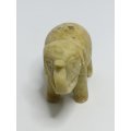Miniature Jade Stone Carved Elephant (for Printer's Tray/Dollhouse)