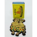 Miniature Magnetic & Key Holder Cow Dressed in Polka Dots (Miniature, suitable for printer's tray)
