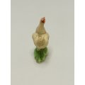 Miniature White & Green Hen (Miniature, suitable for printer's tray)