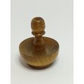 Miniature Wooden Brown Ring Holder (Miniature, suitable for printer's tray)