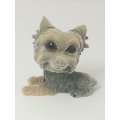 Miniature Grey Terrier Bobblehead Dog (In My Pocket) Collectable