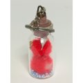 Miniature Key Holder Bottle Red Cat Inside (Miniature, suitable for printer's tray)