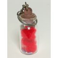 Miniature Key Holder Bottle Red Cat Inside (Miniature, suitable for printer's tray)