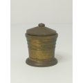 Miniature Pot with Lid Brass (Miniature, suitable for printer's tray)