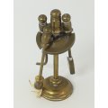 Miniature Fireplace Tool Set Brass (Miniature, suitable for printer's tray)