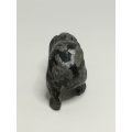 Miniature Ceramic Silver & Black Bear Red Eyes (Miniature, suitable for printer's tray)