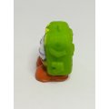 Miniature Green & Yellow Pencil Popper Orange Shoe (Miniature, suitable for printer's tray)