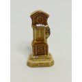 Miniature Ceramic Brown Grandfather Clock (Wade) (Miniature, suitable for printer's tray)