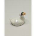 Miniature Porcelain White Duck (Miniature, suitable for printer's tray)
