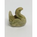 Miniature Ceramic Olive Swan (Miniature, suitable for printer's tray)