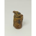 Miniature Mother & Child Ceramic Glaze Brown (Miniature, suitable for printer's tray)