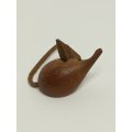 Miniature Wooden Brown Mouse Big Ears (Miniature, suitable for printer's tray)