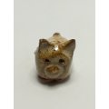 Miniature Ceramic Brown & White Pig (Miniature, suitable for printer's tray)