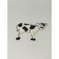 Small Black & White Ceramic Cow