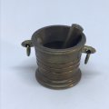 Miniature Brass Mortar and Pestle (Miniature, suitable for printer's tray)