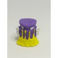 Miniature Purple & Yellow Angry Pencil Popper White Hands (Miniature, suitable for printer's tray)