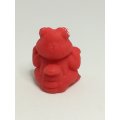 Miniature Red Pencil Popper Dinosaur White Paint on Chin & Tummy (Miniature, suitable for printer...