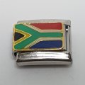 Italian Charm South Africa Flag Fits Nomination Bracelet