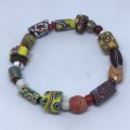 Bracelet African Trade Beads: Millefiori (Style 4)