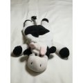 Black, White & Baby Pink Ears Cow Bean Bag