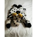 Black, White & Brown Cow Backpack