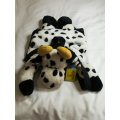 Black, White & Brown Cow Backpack